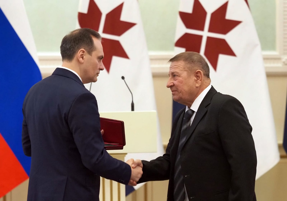 Вручение государственной награды нашему коллеге!